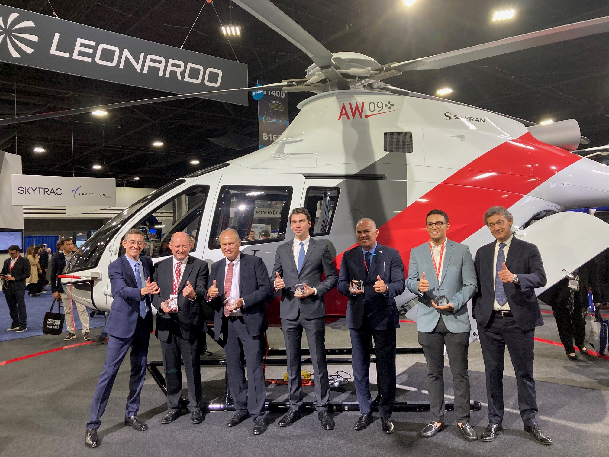 Leonardo announces over 50 AW09 single engine helicopter contracts at